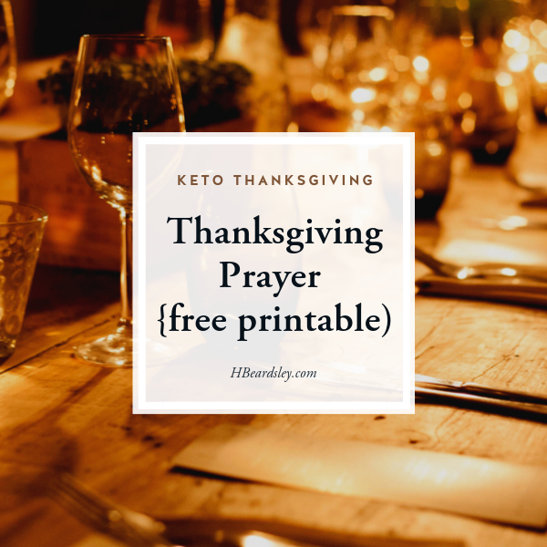 Thanksgiving Prayer