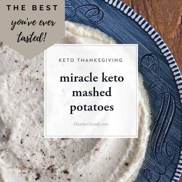 I experimented with all kinds of methods to elevate cauliflower to become as light, rich, and savory as the very best traditional mashed potatoes. These keto mashed potatoes are completely creamy yet light and as savory as traditional potatoes, contain far fewer carbs, and are so much easier to make than traditional mashed potatoes, which is why these keto mashed potatoes are a legit miracle! #keto #thankgiving #ketorecipes #ketoholiday