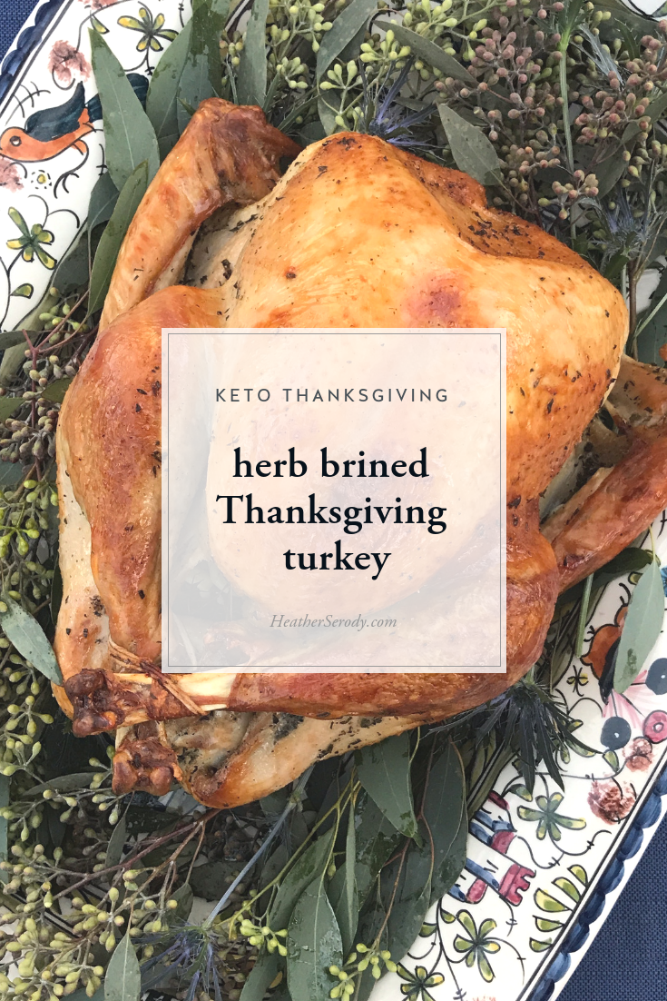 dry brined Thanksgiving turkey | Thrive In Midlife - this dry-brined roast turkey recipe is part of my complete keto Thanksgiving meal plan to make...
