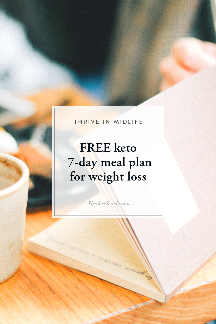 FREE keto 7-day meal plan for weight loss
