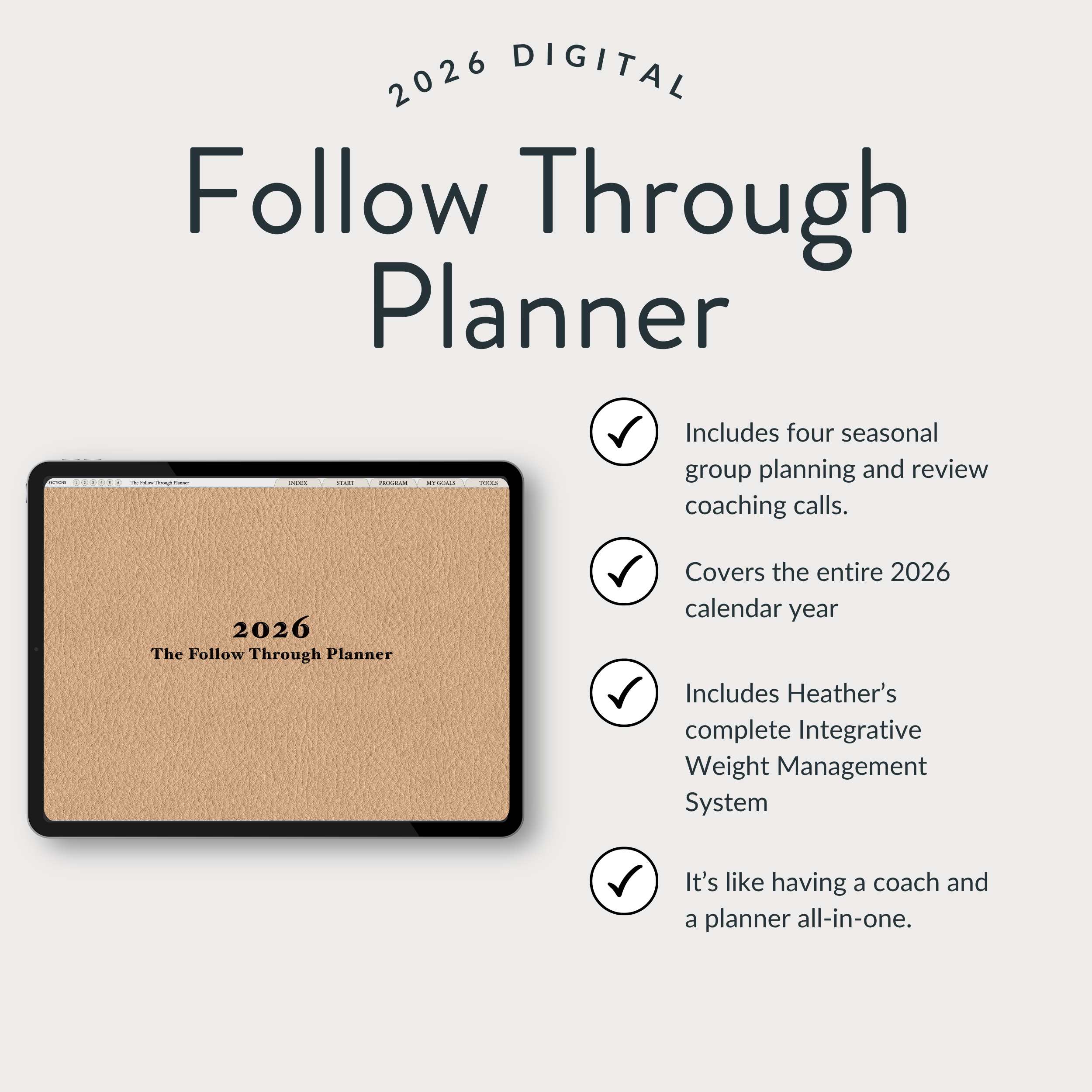 Follow Through Planner 2026